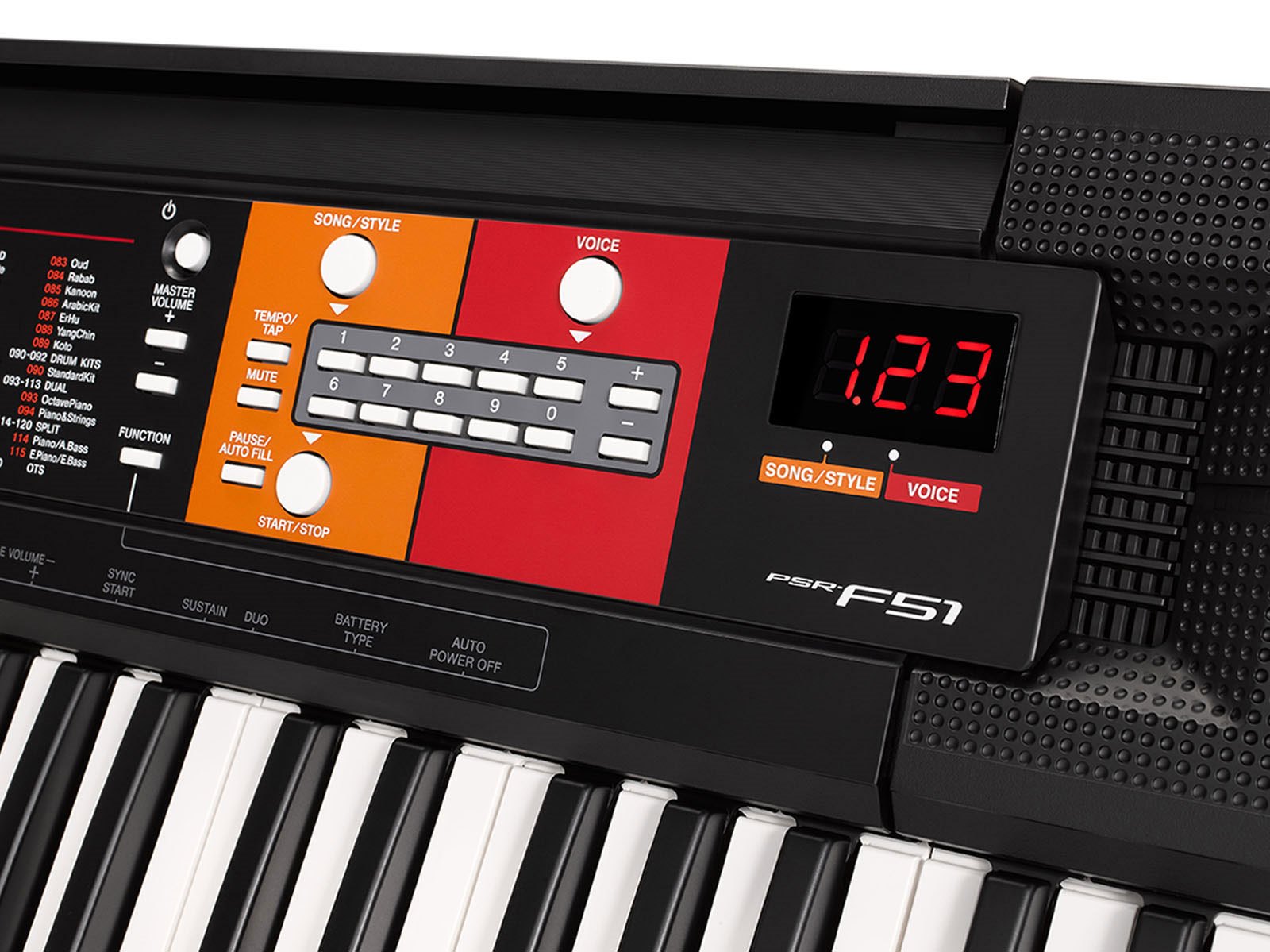 yamaha piano keyboard psr f51