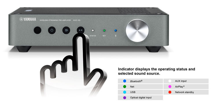 MusicCast WXC-50 - Overview - Wireless Streaming Amplifiers