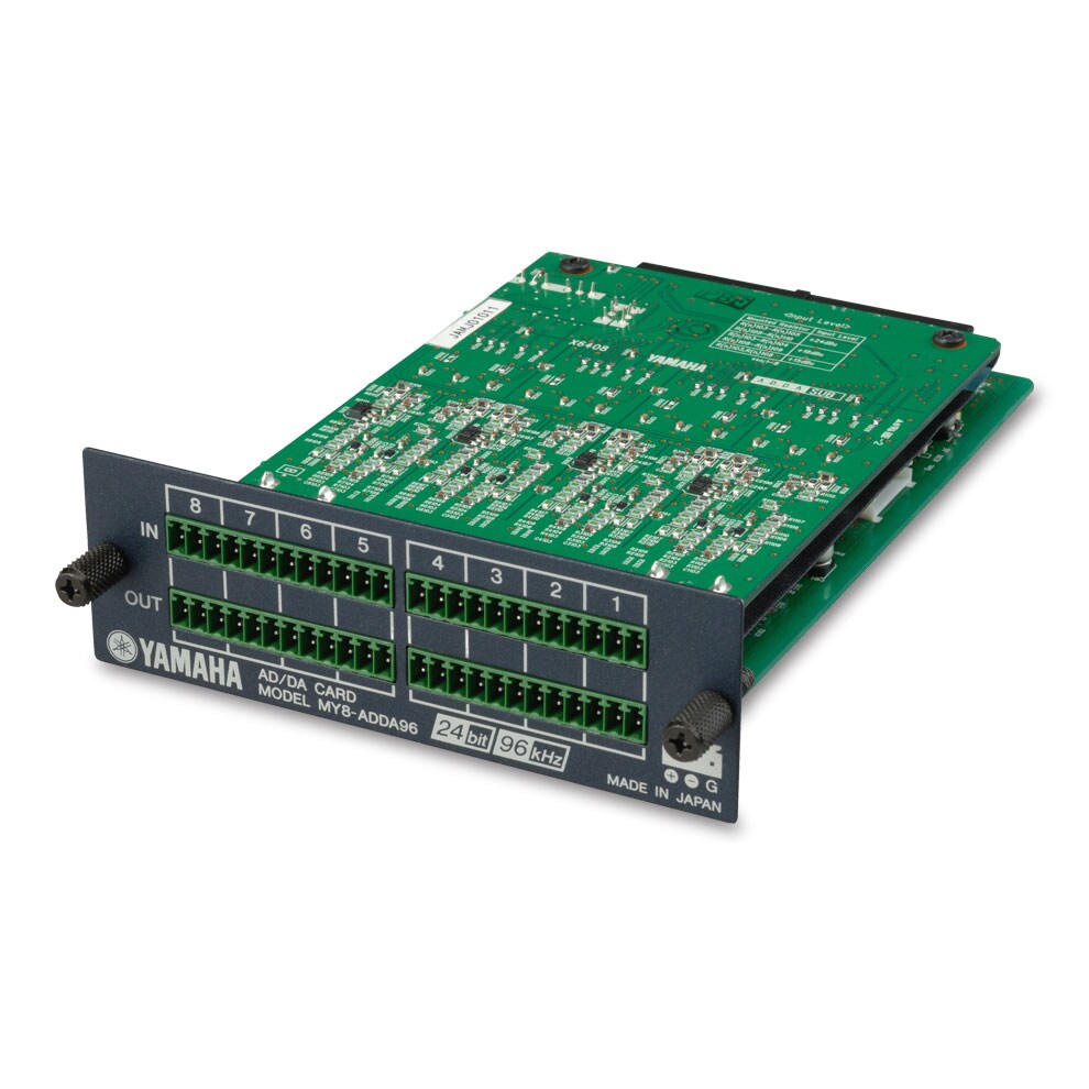 Analog Cards - Overview - Interfaces - Products - Audio - Yamaha