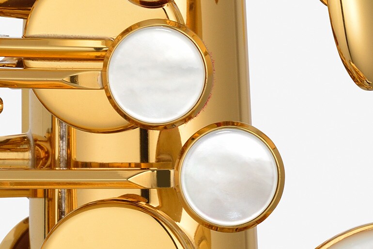 Mother of pearl key button