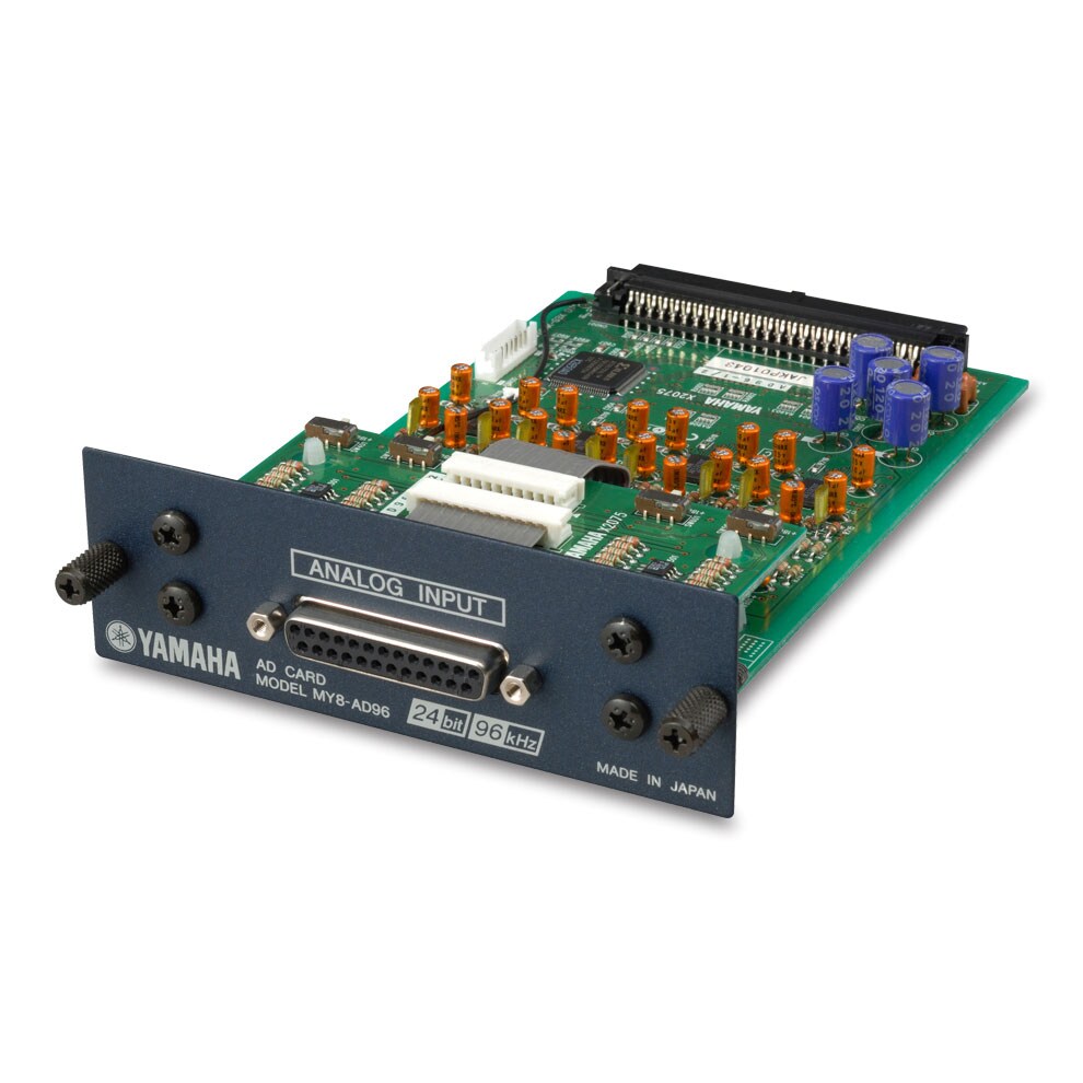 Analog Cards - Overview - Interfaces - Products - Audio - Yamaha