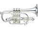 Bell: Gold brass, Finish: Silver-plated