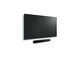 B200A wall-mounted below a TV