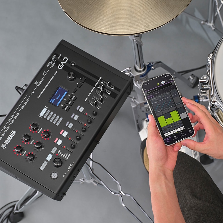 Scene showing the EAD50 being operated with its dedicated app