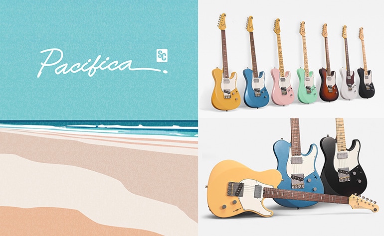 Visual depiction of the colour concept for Pacifica SC Professional