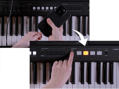 PSR-E583 Feature image of Quick Sampling