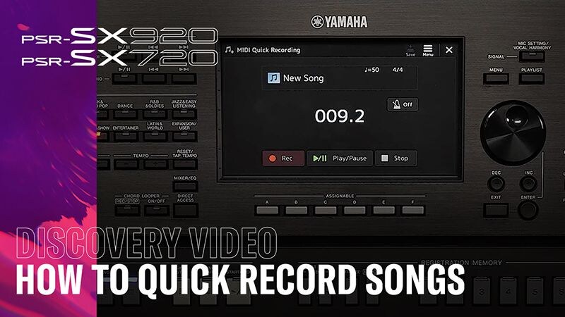 Video thumbnail of Quickly Record Songs