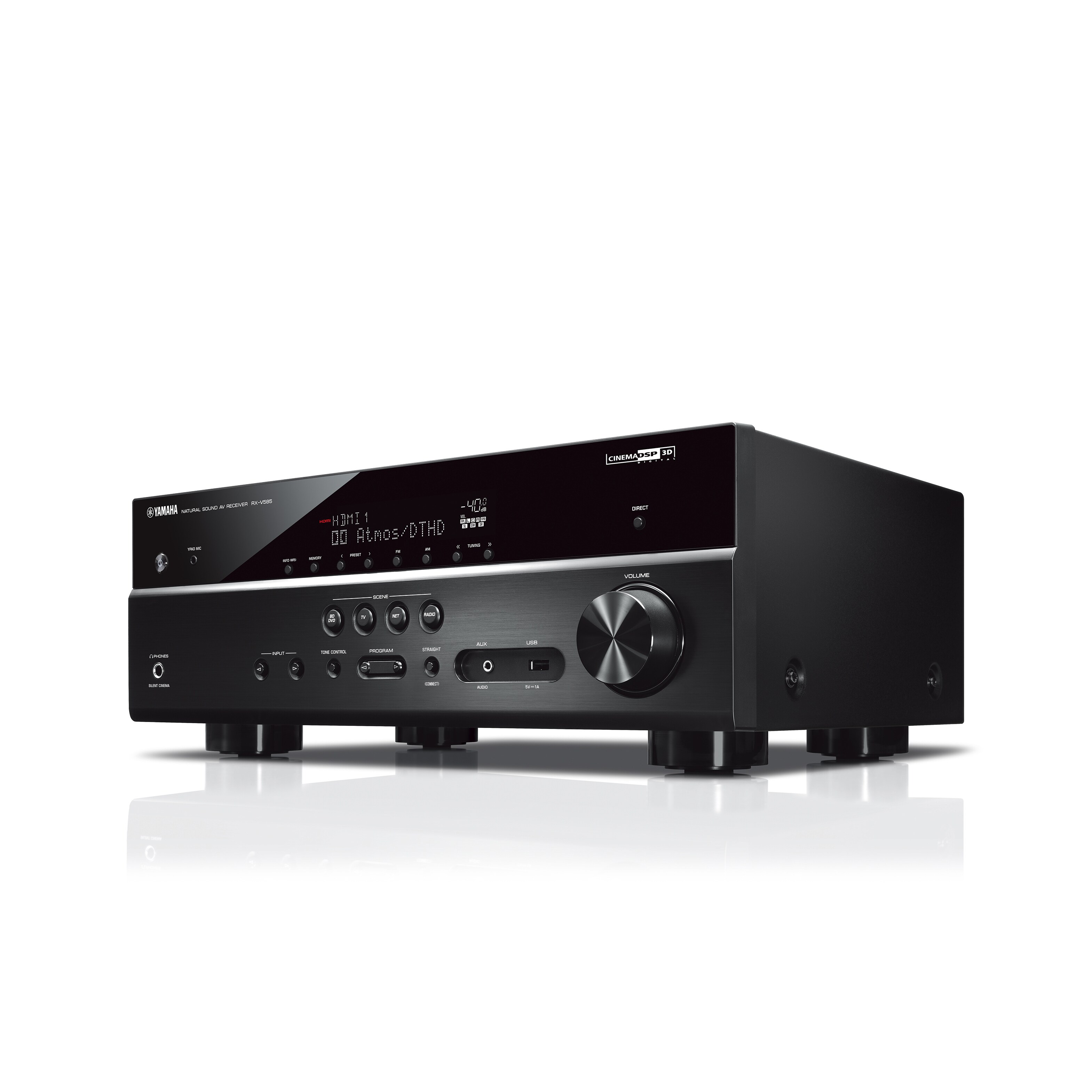 YAMAHA RX-V585 プリメインアンプ RX-V585 - Overview - AV Receivers - Products - Home Audio - Audio
