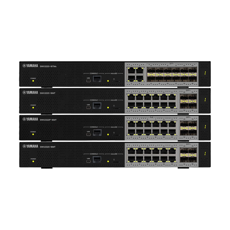 SWX3220 / SWX2320 - Overview - Network Devices - Products - Audio