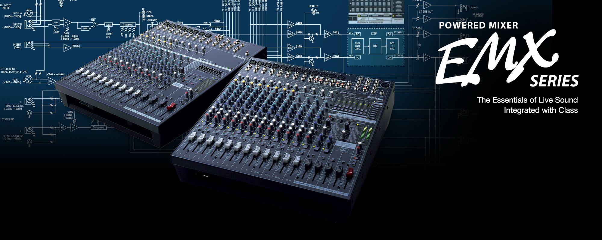 EMX5016CF - Overview - Mixers - Professional Audio - Products 