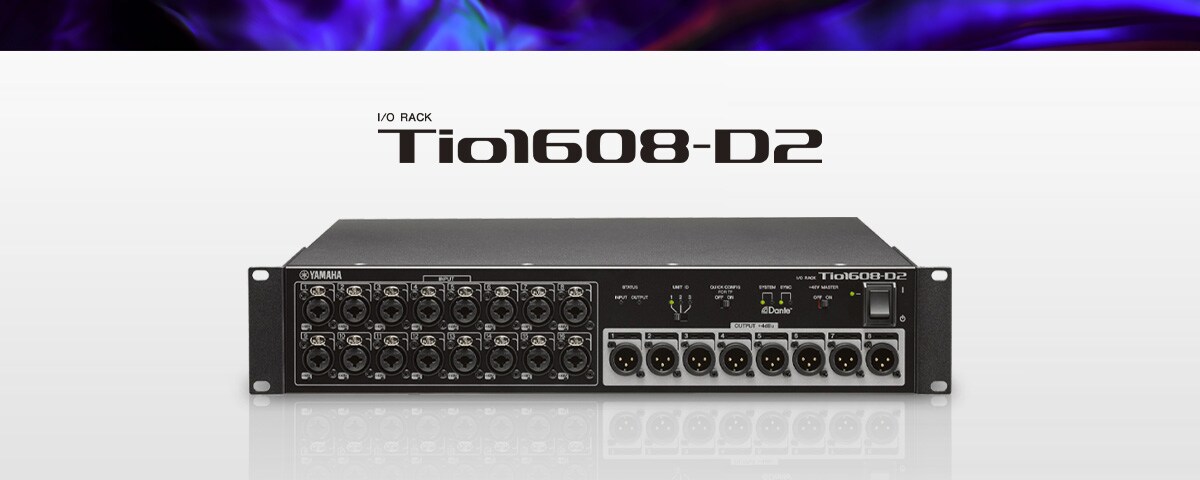 YAMAHA ( ヤマハ )Tio1608-D デジタルステージボックス Yamaha Tio1608D Rack Stagebox Stage Snake with Dante for TF1 TF3