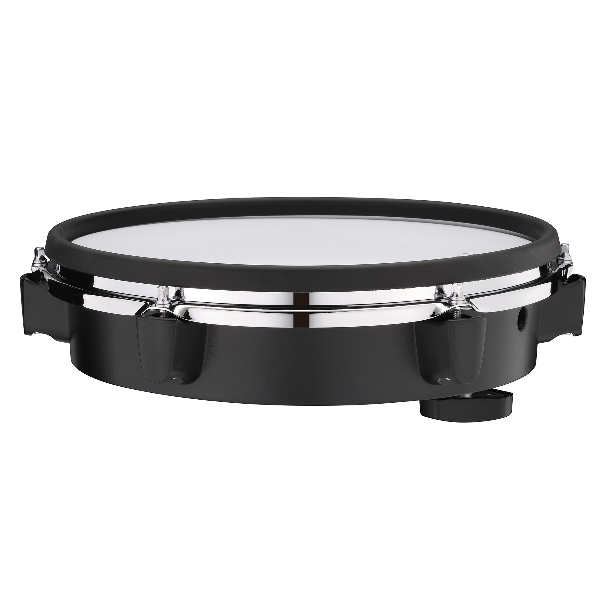 Harilla 2pcs Double Bass Drum Patch - Black & White, Protects Drum Head From Pedal Wear