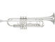 Bell: Gold brass, Finish: Silver-plated
