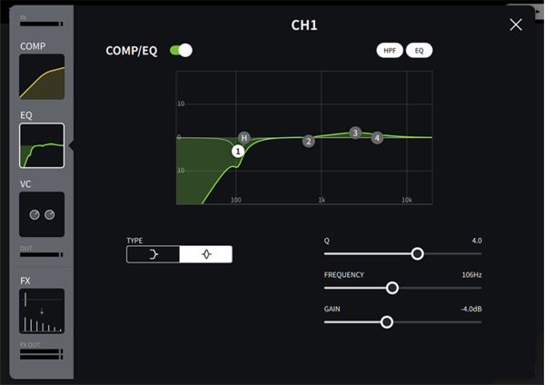 EQ (Parametric Equalizer)