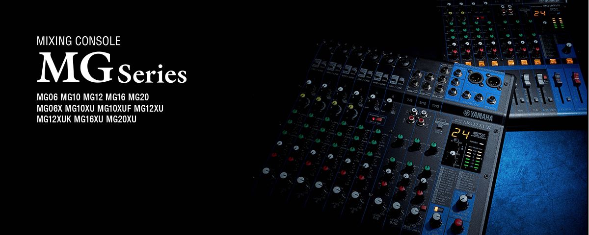 MG Series - Specs - Mixers - Professional Audio - Products 