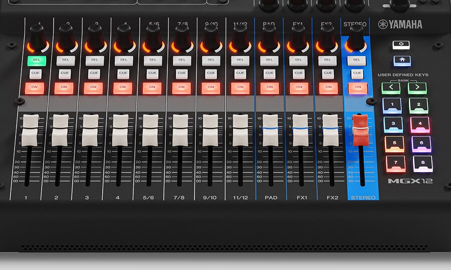 MGX12 - Overview - MGX Series - Mixers - Products - Audio - Yamaha