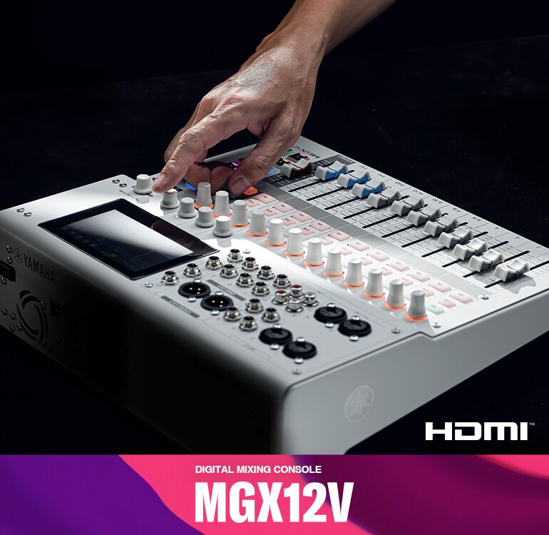 YAMAHA ( ヤマハ ) / MGX12V W　デジタルミキサー MGX12V - Overview - MGX Series - Mixers - Products - Portable PA