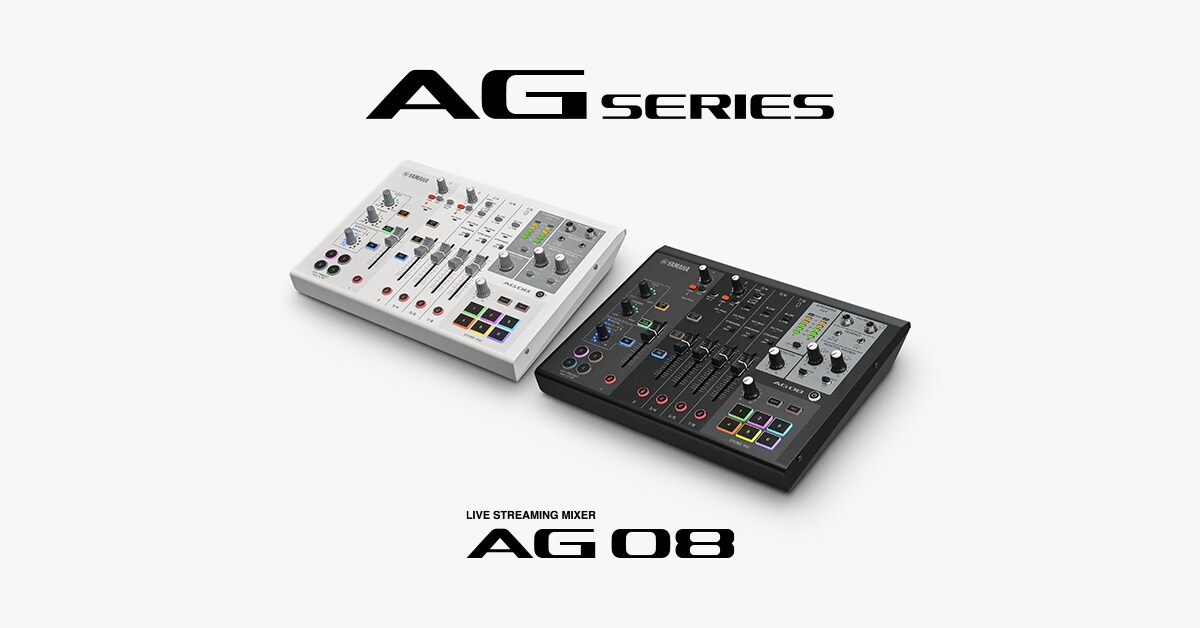 Yamaha Releases the AG08 Live Streaming Mixer - Yamaha - UK and