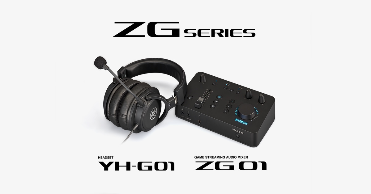 【未使用】YAMAHA ZG01 YH-G01  Streaming Pack ZG01 Pack Gaming Mixer & Headset Pack - Yamaha USA