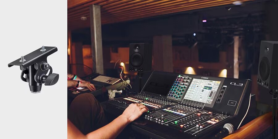 Yamaha Powered Monitor Speaker MSP3A as a monitor speaker for temporary PA booth setups