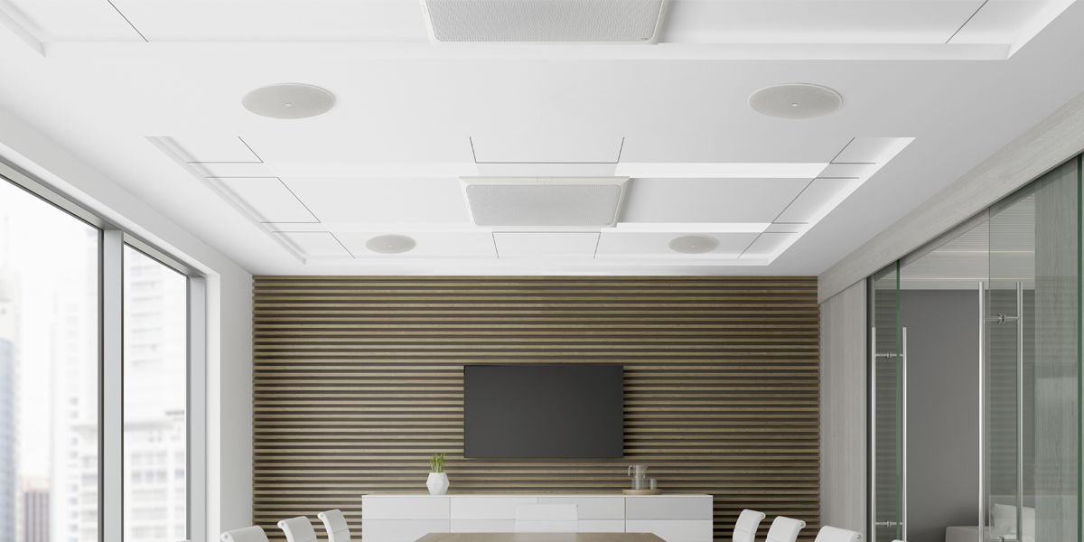 ADECIA Ceiling Solutions One-stop sound solution for teleconferencing