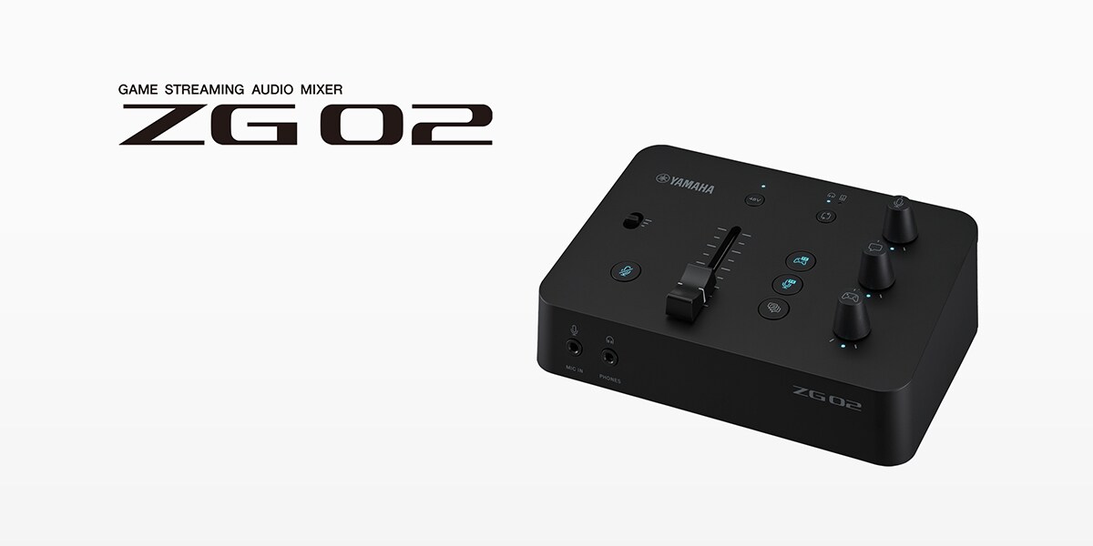 Introducing Yamaha's ZG02 Game-Streaming Audio Mixer - Yamaha - UK